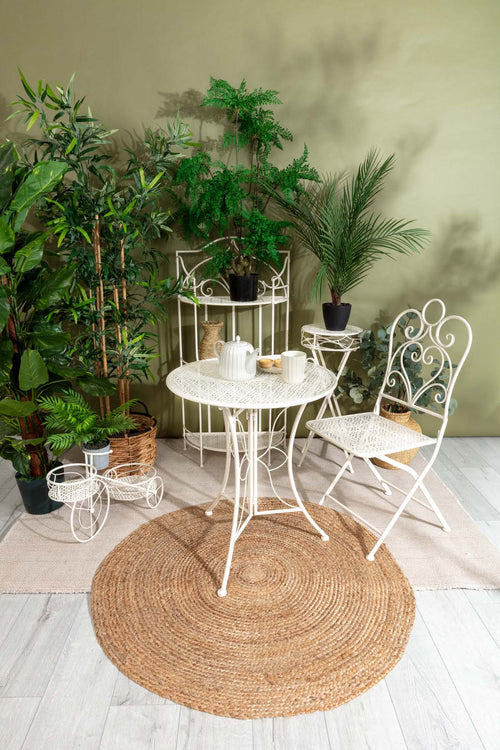 White Bistro 3 Piece Set Table