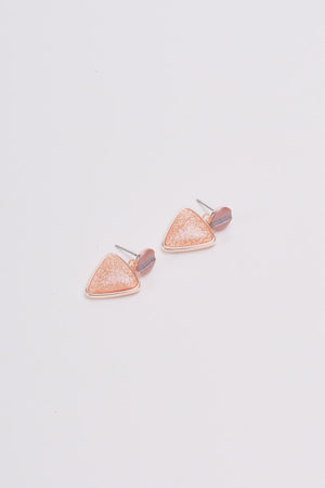 Carraig Donn Coral Pendant Statement Earrings