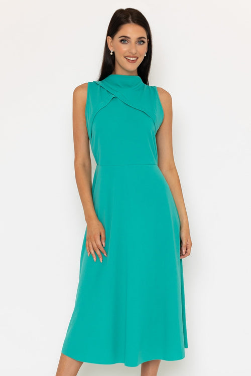 Layla Aqua Green Midi Dress
