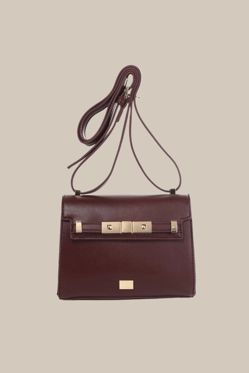 Moritz Mini Crossbody Bag in Burgundy