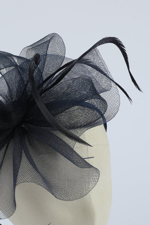 Carraig Donn Navy Mini Gathered Fascinator