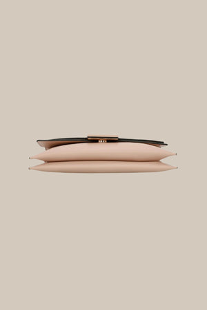 Carraig Donn Pink Clutch Bag With Buckle Detail